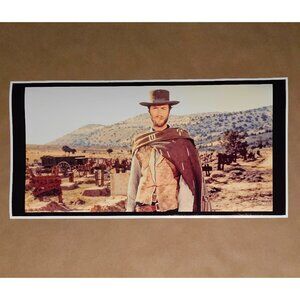 Clint Eastwood’s Fistful of Dollars Movie Scene Poster 12" X 24" Fan Gift Cowboy